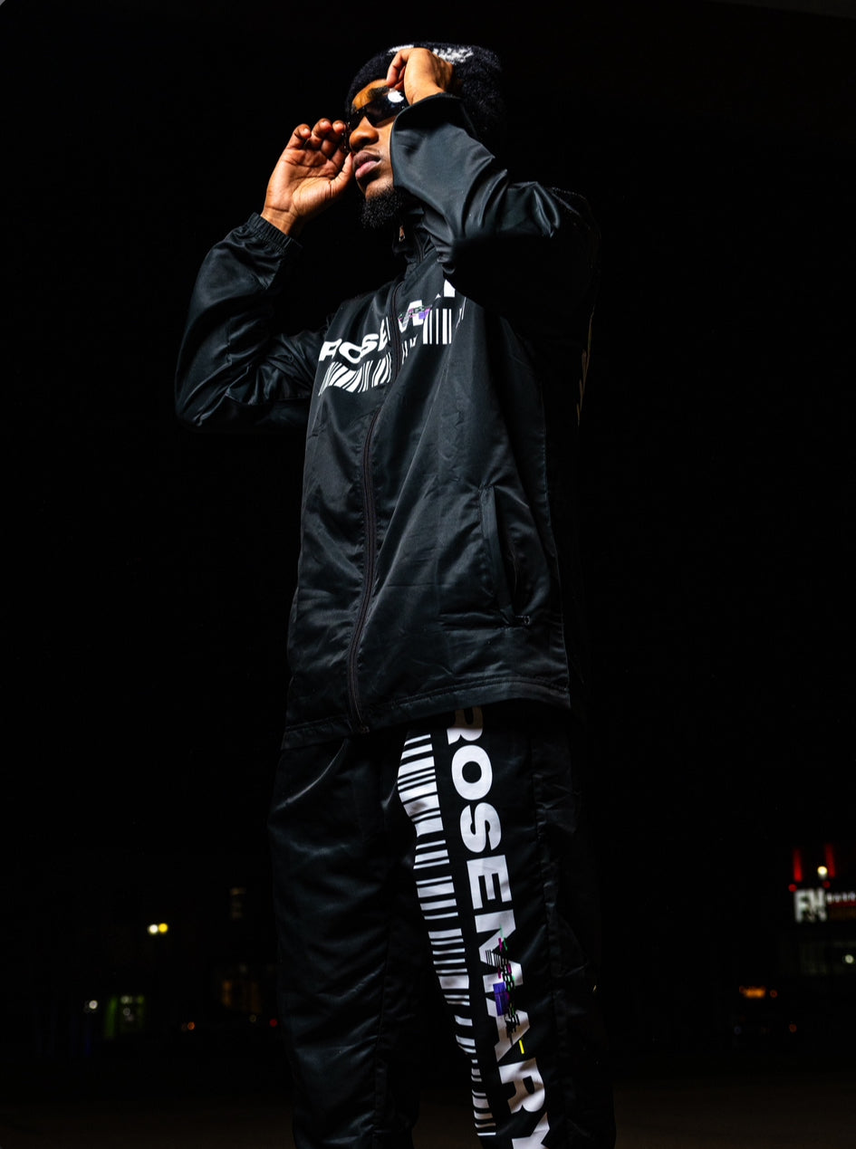 GLITCH | BLACK, Men’s windbreaker