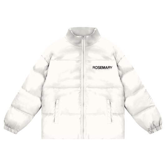 WHITE HALFTONE PUFFER