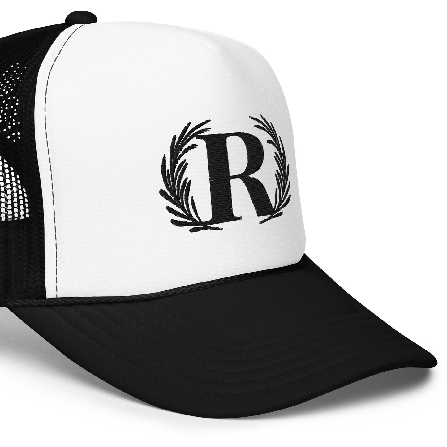 BLACK TRUCKER HAT