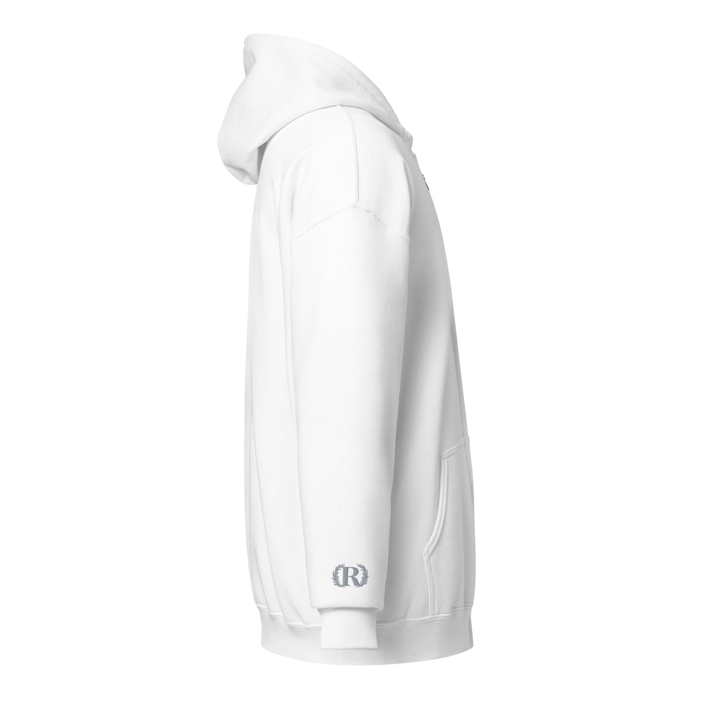 Embroidered Fleece zip up hoodie