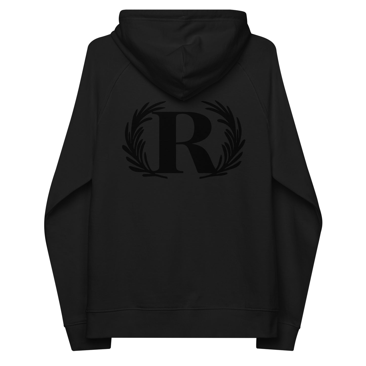 PREMIUM BLACK raglan hoodie