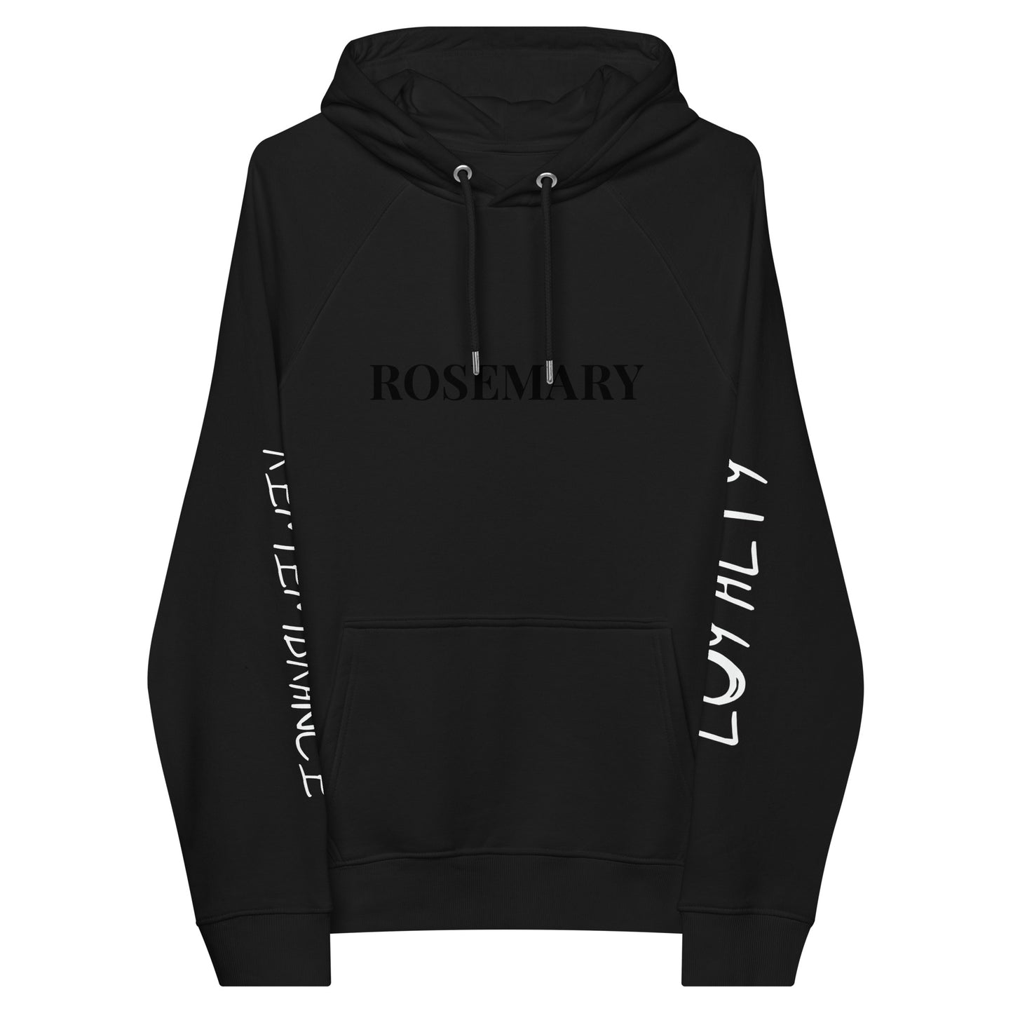 PREMIUM BLACK raglan hoodie